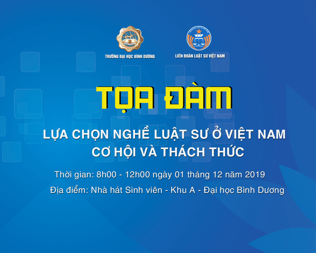 Tọa đàm “Lựa chọn nghề Luật sư ở Việt Nam – cơ hội và thách thức”